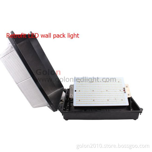 60W LED Wall Pack Light Retrofit to Replace 200W Wall Pack Light Fixture